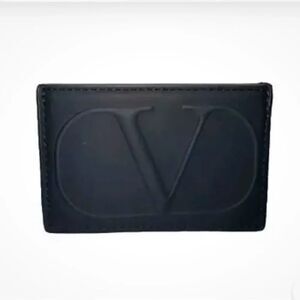 Valentino Garavani Unisex Black Cardholder Case 4"x
2.75".NWOT